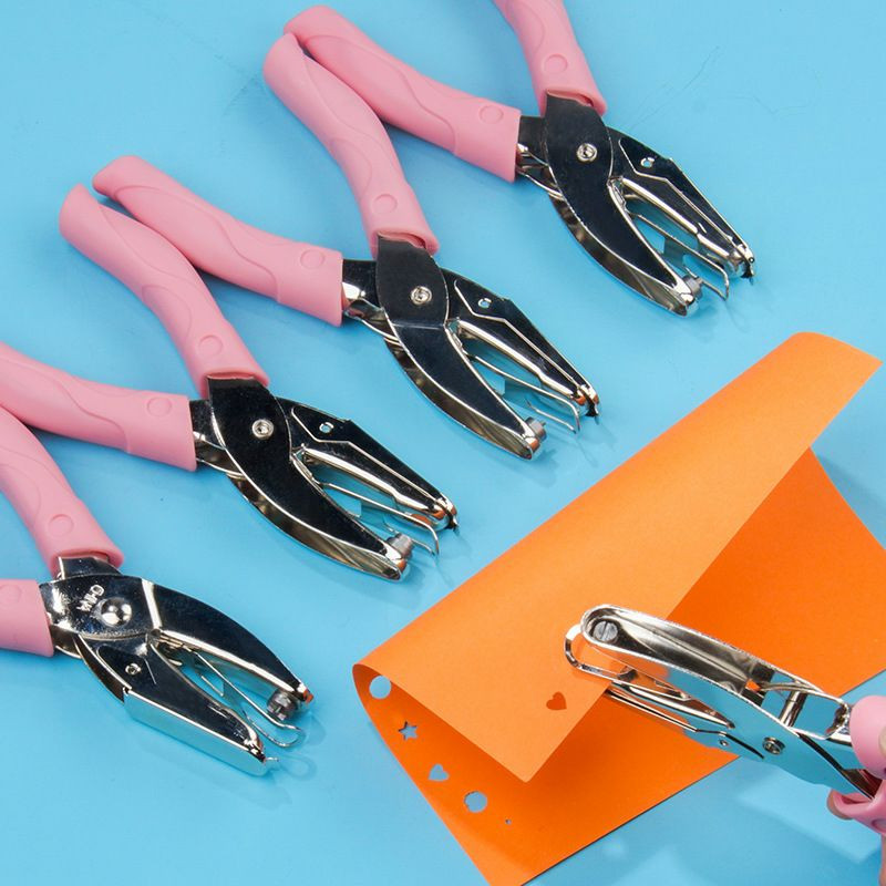 ASTROMICAL HOLE PUNCHER Manual Round / Love Star 5-HOLE Student Handmade Stationery Loose-Leaf Puncher Wholesale