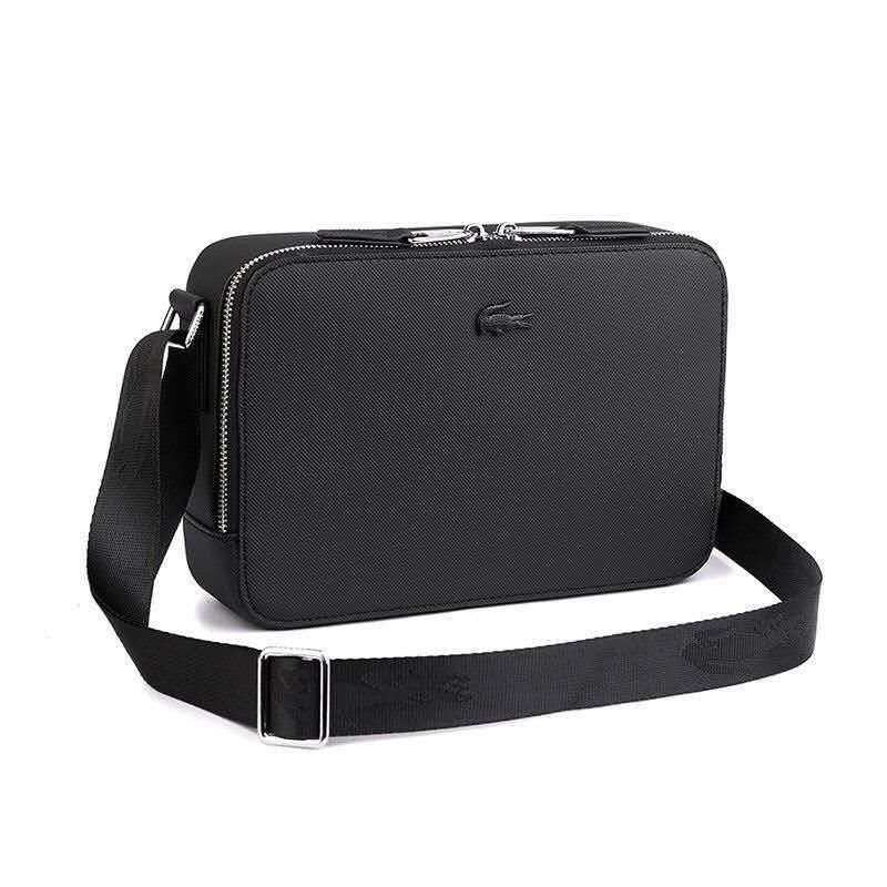 Nouveau sac Lacoste à bandoulière imperméable pour hommes et femmes, sac messager simple décontracté de grande capacité, léger, mode et affaires