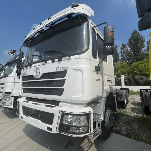 Camion tracteur Shaanxi Automobile Delong F3000 6x4 (380 ch, norme Euro III) + Bennee arriere