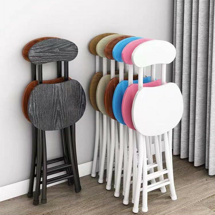 Chaise pliante portable de maison salle à manger chaise tabouret chaise arrière chaise de formation étudiant dortoir chaise tabouret rond