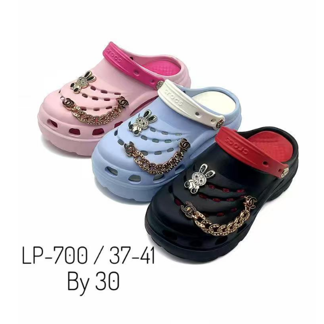 Tapettes L-700 pour enfants et jeunes filles avec chaîne - Chaussons EVA tendance | Vente en gros (Nigeria)
