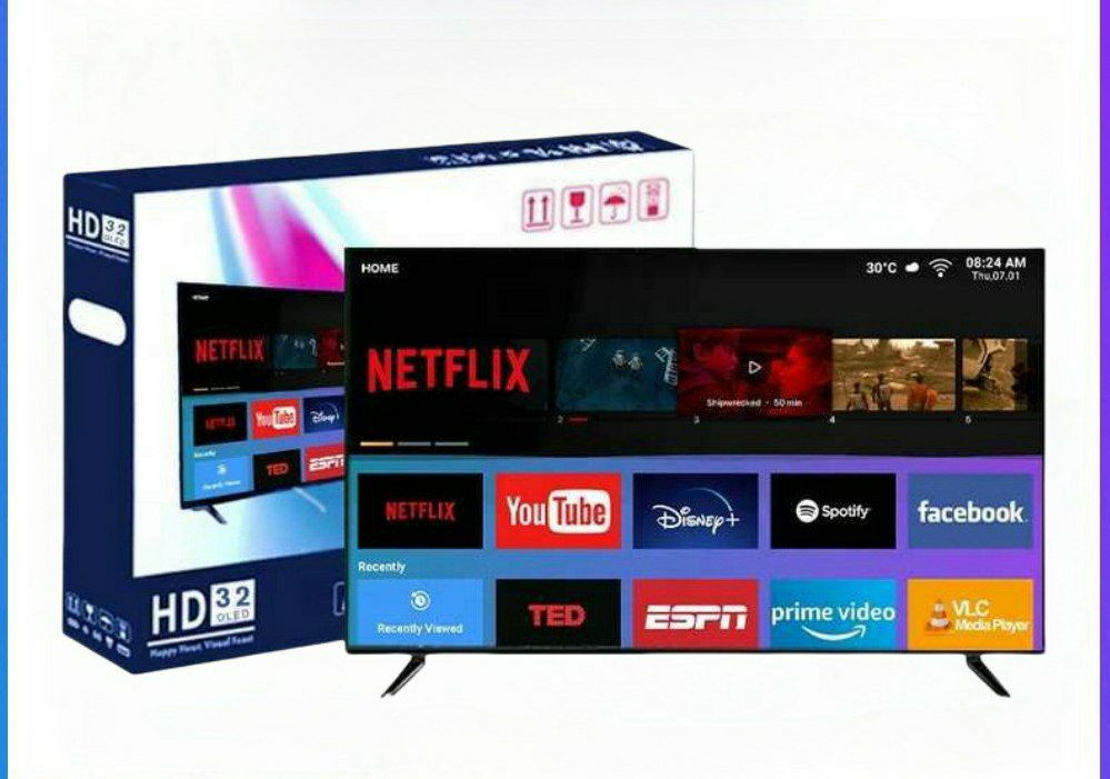 Téléviseur intelligent 32 43 50 55 65 75 85 100 pouces 4K 8K TV FHD téléviseur intelligent LED/OLED Android