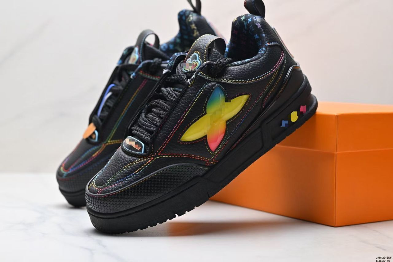 Chaussures à pain de la station européenne, baskets basses tressées à grandes fleurs et pierres précieuses pour hommes, chaussures basses décontractées pour sports de plein air à la mode